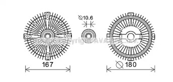 Сцепление AVA QUALITY COOLING MSC499