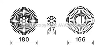 Сцепление AVA QUALITY COOLING MSC528