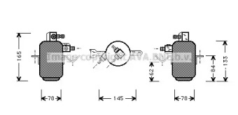 Осушитель AVA QUALITY COOLING MSD003