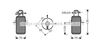 Осушитель AVA QUALITY COOLING MSD266