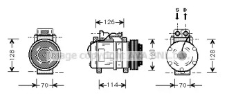 Компрессор AVA QUALITY COOLING MSK274