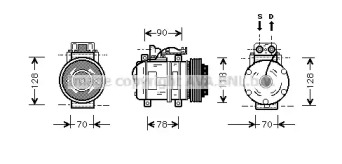 Компрессор AVA QUALITY COOLING MSK275