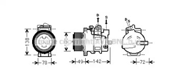 Компрессор AVA QUALITY COOLING MSK566