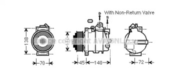 Компрессор AVA QUALITY COOLING MSK568