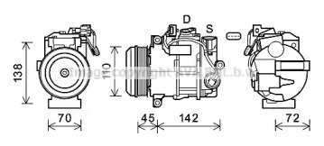 Компрессор AVA QUALITY COOLING MSK682