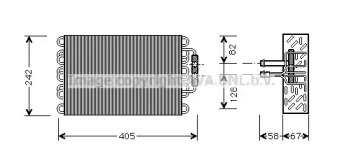 Испаритель AVA QUALITY COOLING MSV008