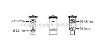 Клапан AVA QUALITY COOLING MT1261