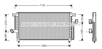 Конденсатор AVA QUALITY COOLING MT5098