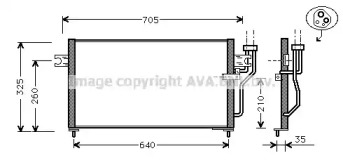 Конденсатор AVA QUALITY COOLING MT5105