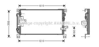 Конденсатор AVA QUALITY COOLING MT5150