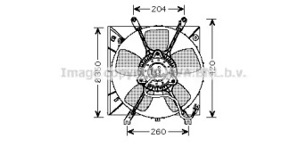 Вентилятор AVA QUALITY COOLING MT7506