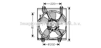 Вентилятор AVA QUALITY COOLING MT7526