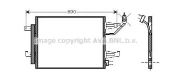 Конденсатор AVA QUALITY COOLING MTA5177D