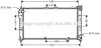 Теплообменник AVA QUALITY COOLING MZ2101