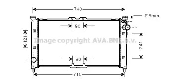 Теплообменник AVA QUALITY COOLING MZ2135