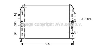 Теплообменник AVA QUALITY COOLING MZ2205