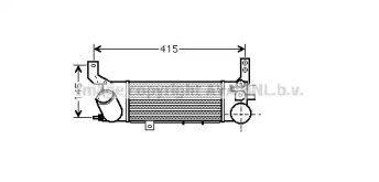 Теплообменник AVA QUALITY COOLING MZ4187