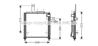 Конденсатор AVA QUALITY COOLING MZ5156