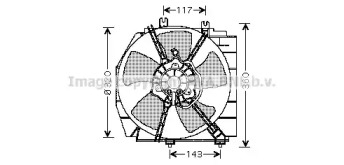 Вентилятор AVA QUALITY COOLING MZ7513