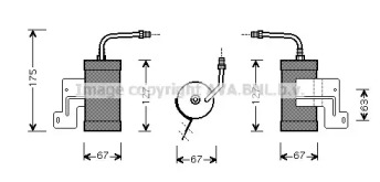 Осушитель AVA QUALITY COOLING MZD165