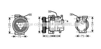 Компрессор AVA QUALITY COOLING MZK219