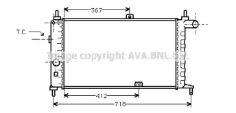 Теплообменник AVA QUALITY COOLING OL2064