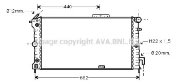 Теплообменник AVA QUALITY COOLING OL2187