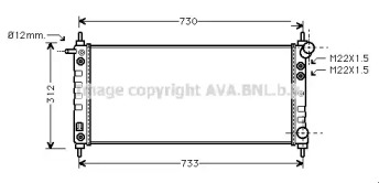 Теплообменник AVA QUALITY COOLING OL2264