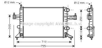 Теплообменник AVA QUALITY COOLING OL2303