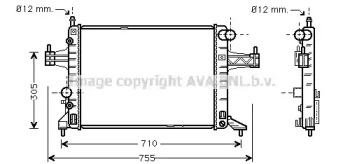 Теплообменник AVA QUALITY COOLING OL2304