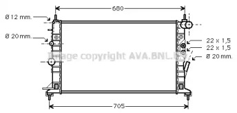 Теплообменник AVA QUALITY COOLING OL2359