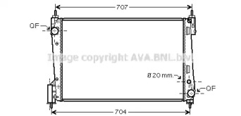 Теплообменник AVA QUALITY COOLING OL2423