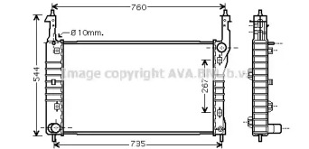 Теплообменник AVA QUALITY COOLING OL2432