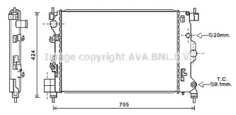 Теплообменник AVA QUALITY COOLING OL2666