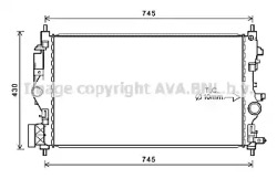 Теплообменник AVA QUALITY COOLING OL2683