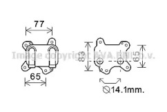 Теплообменник AVA QUALITY COOLING OL3581