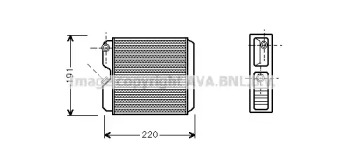 Теплообменник AVA QUALITY COOLING OL6240