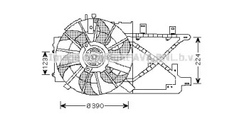 Вентилятор AVA QUALITY COOLING OL7516