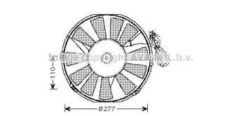 Вентилятор AVA QUALITY COOLING OL7523