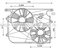 Вентилятор AVA QUALITY COOLING OL7571