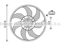 Рабочее колесо вентилятора AVA QUALITY COOLING OL7613