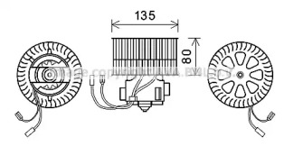 Электродвигатель AVA QUALITY COOLING OL8631