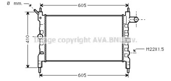 Теплообменник AVA QUALITY COOLING OLA2023