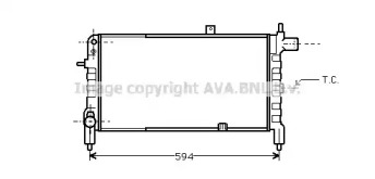 Теплообменник AVA QUALITY COOLING OLA2074