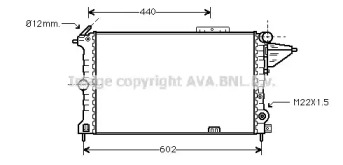 Теплообменник AVA QUALITY COOLING OLA2119