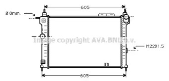 Теплообменник AVA QUALITY COOLING OLA2191