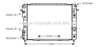 Теплообменник AVA QUALITY COOLING OLA2199