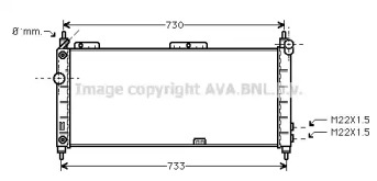 Теплообменник AVA QUALITY COOLING OLA2200