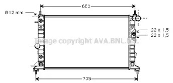 Теплообменник AVA QUALITY COOLING OLA2220