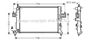 Теплообменник AVA QUALITY COOLING OLA2380